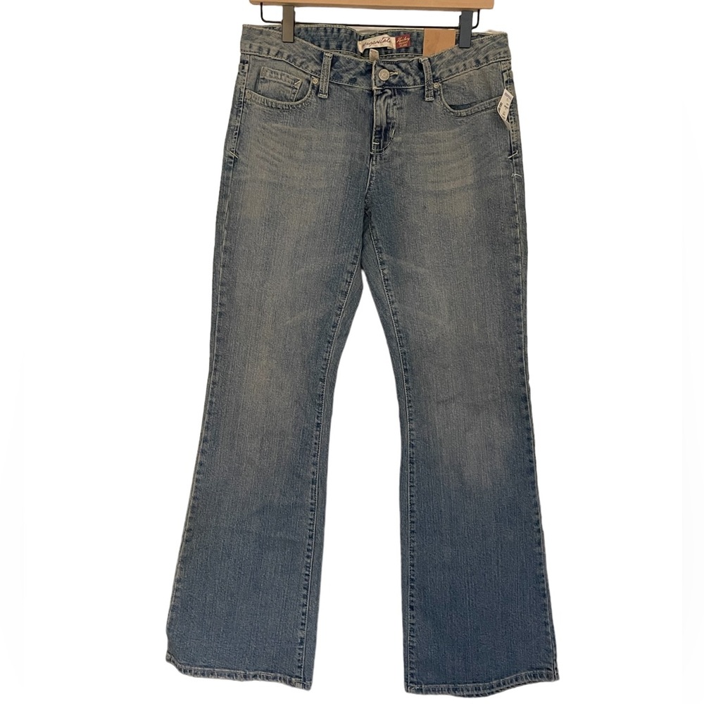 Women me Aeropostale Hailey Skinny Flare Medium Wash, Size 9/10